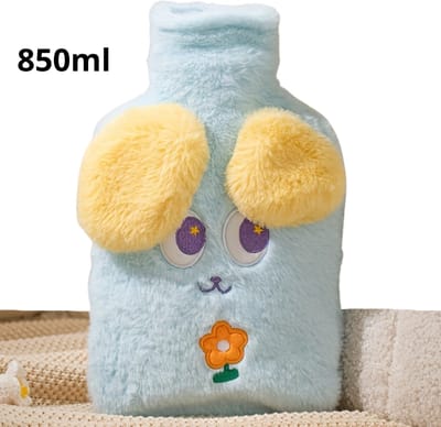 Nivard Warmwaterkruik - Warmtekruik - Warmwaterzak Met Hoes - Warmtekussen - Knuffel Kruik - Bag - Hond