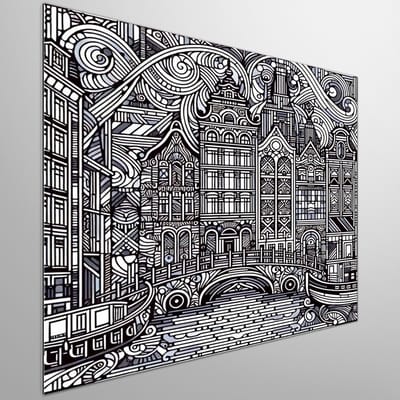 Kunstprint | Wanddecoratie | Dibond | 30 × 30 cm