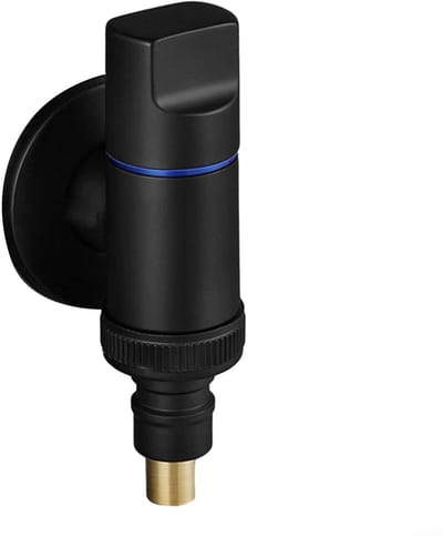 Dailygoods- Wasmachinekraan Hoogwaardig Messing - Water Stop - Quick Opening - Hoekklep - Ruimtebesparend Ontwerp - Eenvoudig te Gebruiken - Waterkraan