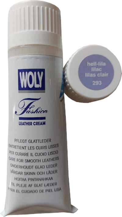 Woly Fashion Leather Cream Tube - Lila - 75 ml (Schoenpoets - Schoensmeer)