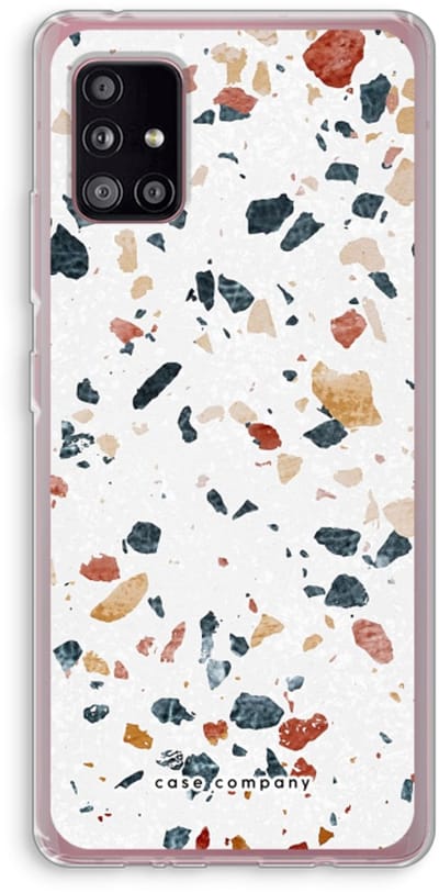 Case Company® - Hoesje geschikt voor Samsung Galaxy A51 5G hoesje - Terrazzo N°4 - Soft Cover Telefoonhoesje - Bescherming aan alle Kanten en Schermrand