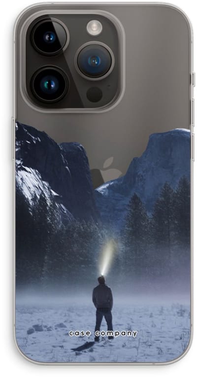 Case Company® - Hoesje geschikt voor iPhone 14 Pro hoesje - Wanderlust - Soft Cover Telefoonhoesje - Bescherming aan alle Kanten en Schermrand