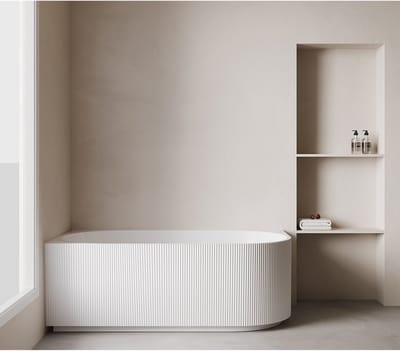 Wiesbaden Rivi Hoekbad Links 170 x 80 cm - Acryl Glans Wit