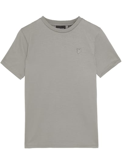 Lyle & Scott winter t-shirt jongens - grijs - Tonal