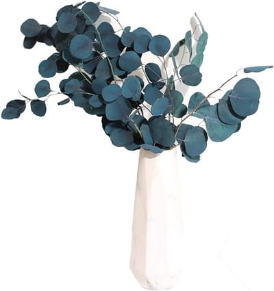 Gedroogde Blauwe Bloemenboeket - Eeuwigdurend Decoratie voor Woonkamer en Huis