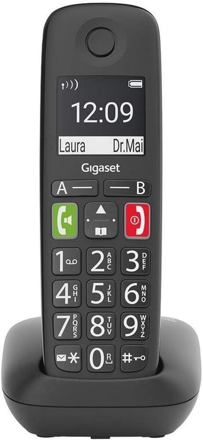 Duo analoge telefoonset met ID en grote knoppen voor senioren