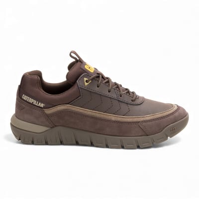 CAT Caterpillar Heren Bruine Leren Wandelschoenen - Versage Lo