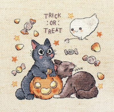Leti Stitch Trick Or Treat borduren (pakket) L8815