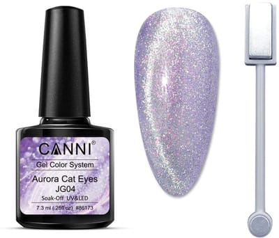 Canni UV Cat Eye Gellak JG04 met Magneet - 7.5 ml - Glitter Gellak - Cat Eye Gellak - Cat Eye Magneet - Gellak Cat Eye - Magneet Cat Eye Gellak - Gellak Kleuren - Canni Gellak - Gellak Nagellak