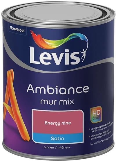 Levis - Ambiance Mur Satin Mix - Energy Nine - Mengverf - 1 L