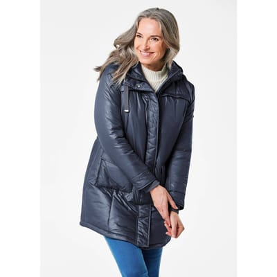 Sportieve anorak met warme wattering - marine - Gr. 38 van Goldner Fashion