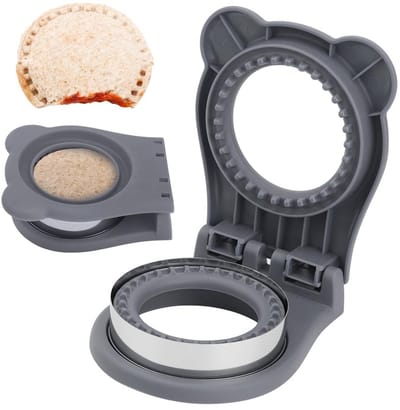 Dailygoods- Uitsteekvormpjes - Sandwichsnijder voor kinderen - Koekjessnijder - Roestvrij staal - Draagbaar - Duurzaam ontwerp