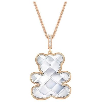 Collier Ours 3D Swarovski Collier Femme Blanc 5345685 Box (Random Color) white