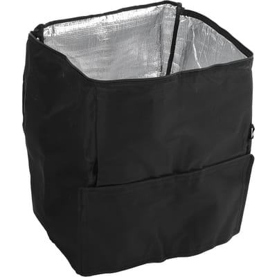 Couvercle de Pompe pour Jacuzzi Tissu Oxford 600D Film d'Aluminium Isolant Couvercle de Pompe Chauffante pour Spa Jacuzzi avec Fermeture Éclair Imperméable Sangles Adhésives gray
