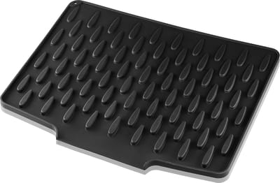 GEFU DRIO Afdruipmat – Met Waterafvoer naar de Gootsteen – Antislip – Hittebestendig tot 230 °C