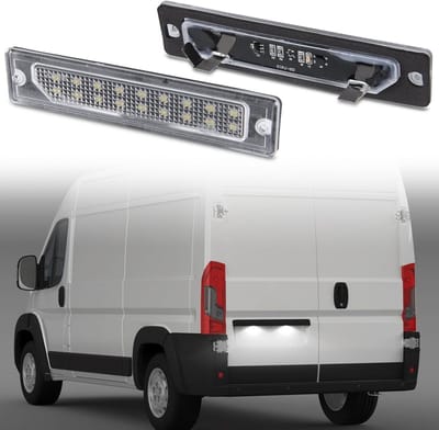 2x Foutloze LED Kentekenverlichting Canbus Compatibel voor Bus en Bestelwagens