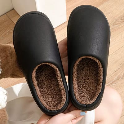 Warme Waterdichte Winter Pantoffels Maat 40 voor Dames en Heren – Antislip Katoenen Huispantoffels met Dikke Zool | Comfortabele Slippers voor Binnen en Buiten