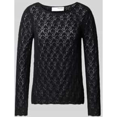 Gebreide pullover met ronde hals, model 'NIVA'