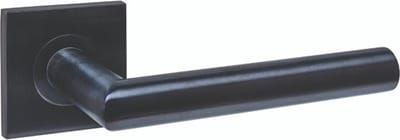 Intersteel Deurkruk Q 04 op rozet verdekt 53x53x6mm PVD zwart