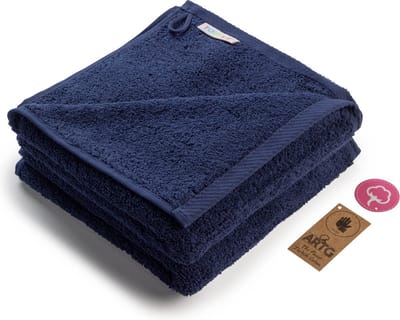 ARTG® Towelzz - AR035 - Handdoekset - 100% Katoen - 50 x 100 cm - Donkerblauw - French Navy - Set 5 stuks
