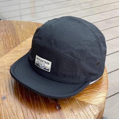 Mode Korte Rand 5-Panel Pet Sneldrogend Geborduurd Baseballpet Verstelbaar Lichtgewicht Zonbeschermingspet Dames Heren gray