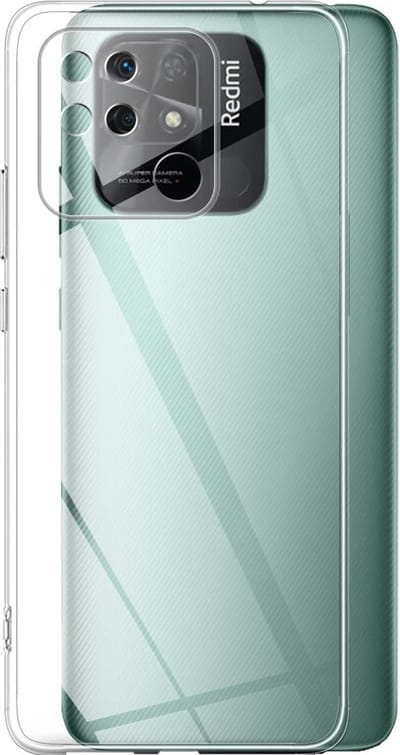 Hoesje voor Xiaomi Redmi 10C backcover Shockproof siliconen Transparant