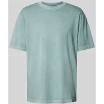 T-shirt met labeldetail