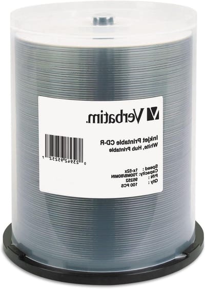Bedrukbare CD-R Schijven - Recordbare CD's - Muziek en Data Archiveren - Direct Bedrukbaar Oppervlak - 700 MB 80 Minuten