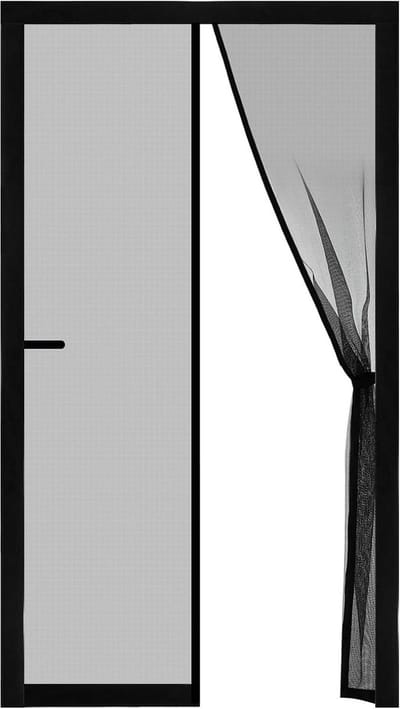 Vliegengaas magnetisch 120 x 210 cm - insectenbescherming en gordijn voor balkondeur - MYCARBON