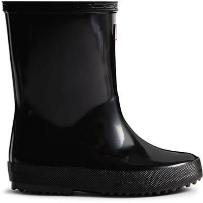 Hunter - Original Kids First Gloss Wellington Boots Black - Maat 21