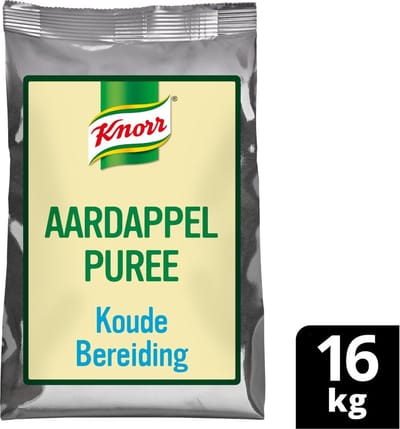 Knorr 1-2-3 Aardappelpuree koude basis poeder opbrengst 16 kg - Zak 3 kilo