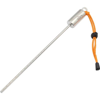 Pointeur de plongée sous-marine en acier inoxydable avec cordon pour plongée sous-marine orange