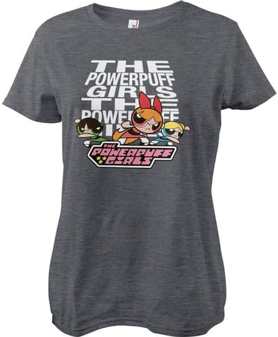 Power Puff Girls Dames-T-shirt Powerpuff Girls Girly Tee WB-5-PPG001-DTF844
