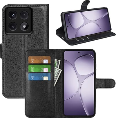 MobyDefend Hoesje - Geschikt voor Xiaomi 14T Pro - Kunstleren Wallet Book Case (Sluiting Voorkant) - Zwart