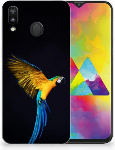Samsung Galaxy M20 (Power) TPU Hoesje Papegaai