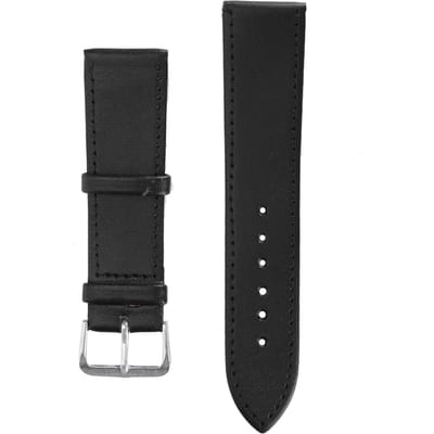 Horlogeband met gespsluiting PU Leer Universele Vervanging Horlogeband Onderdeel Accessoire 22mm / 0.87in black