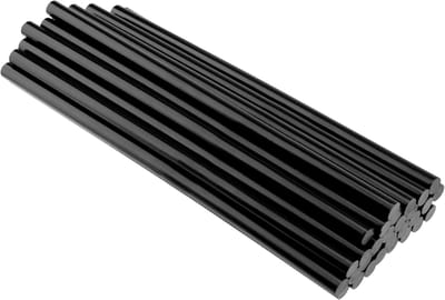 30 stuks smeltlijmstiften 270 x 11 mm - zwarte lijmsticks voor doe-het-zelf, knutselen, en reparaties