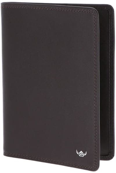Golden Head Leren identiteitskaarthoesje Polo RFID Protect Reisepasshülle 4453 Dunkelbraun donkerbruin
