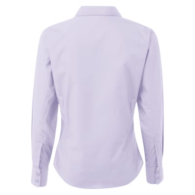 Premier Dames/Dames Popeline Blouse met Lange Mouwen (Lila)