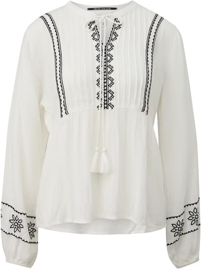 Geborduurde Tuniek Blouse Dames QS Regular Fit