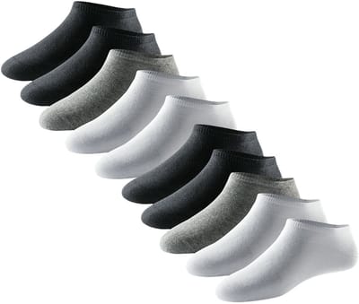 Schiesser Heren sneakersokken 10 pack Bluebird