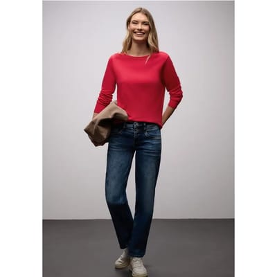 Shirt in effen kleur