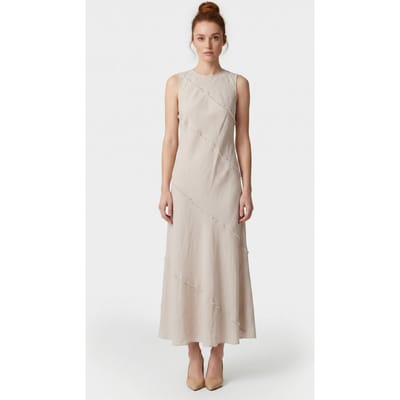 & Other Stories Jess Dress Beige Maat: 32 | Midi Jurken Outlet | Dames | Beige