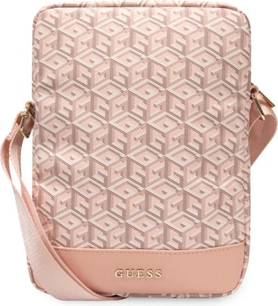 GUESS Bag GUTB10HGCFSEP 10" pink/pink GCube Stripe Tablet Bag