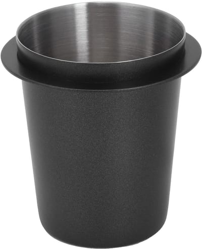 Dailygoods- Doseerbeker 58 mm - Roestvrij Staal - Koffiedoseergereedschap - Duurzaam - Geschikt voor Koffiemachines - Makkelijk te Reinigen - Koffiemaatbeker
