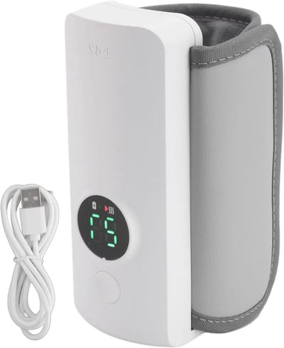 Koeltas voor Babyflessen - Draagbare Isolatiezak voor Borstvoeding, USB Oplaadbaar, Perfect voor Melk en Voeding