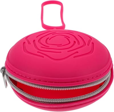 Opbergdoos Menstruatiecup - Etui Houder - Hygiënisch Opbergen - Flexibel Siliconen Materiaal - 9 x 9 x 4 cm - Roze