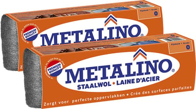 Metalino staalwol 0 - 2 x 200 gram