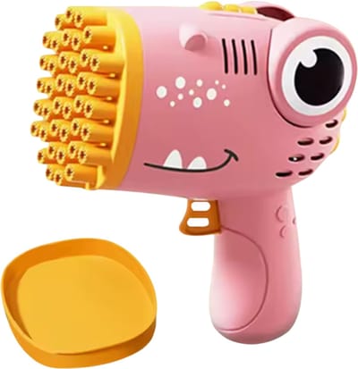 Dino Bubble Gun - Bellenblaaspistool - 40 Gaten - Groen - Elektrische Speelgoed Bellenblaasmachine - Kerstcadeau - Cadeau voor Sinterklaas en Kerst - D4.5