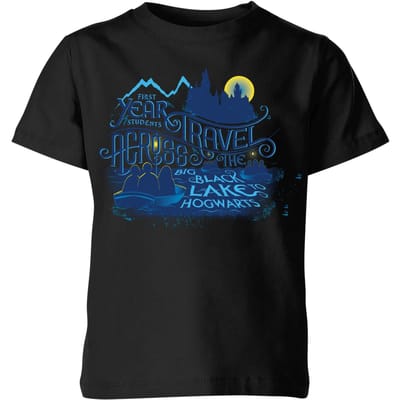 Harry Potter First Years kinder t-shirt - Zwart - 98/104 (3-4 jaar)